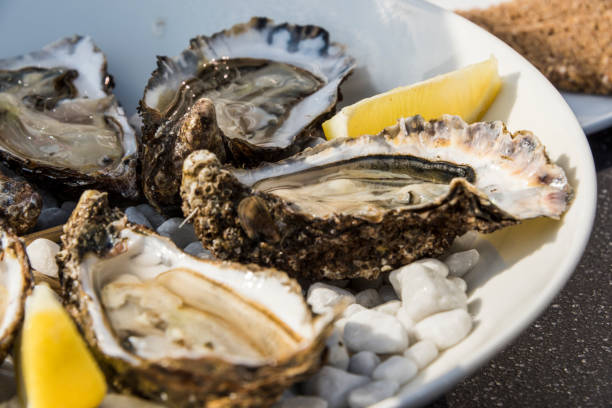 Fresh Oyster With Lemon