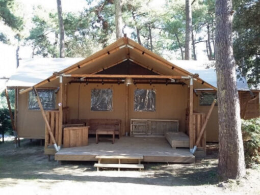 Premium Lodge 3 Slaapkamers Camping Pins Oleron