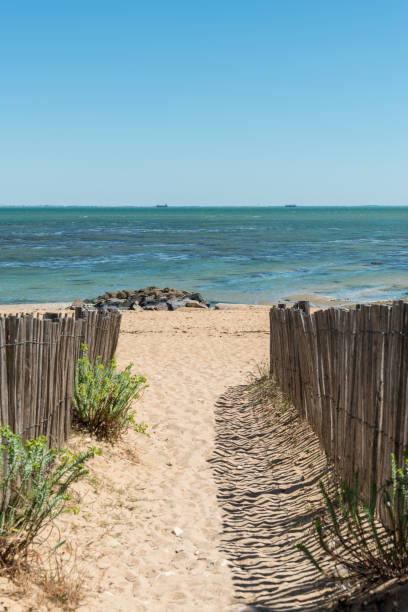 Access To The Beach Of La Brée Les Bains